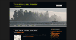 Desktop Screenshot of betterphotographytutorials.com
